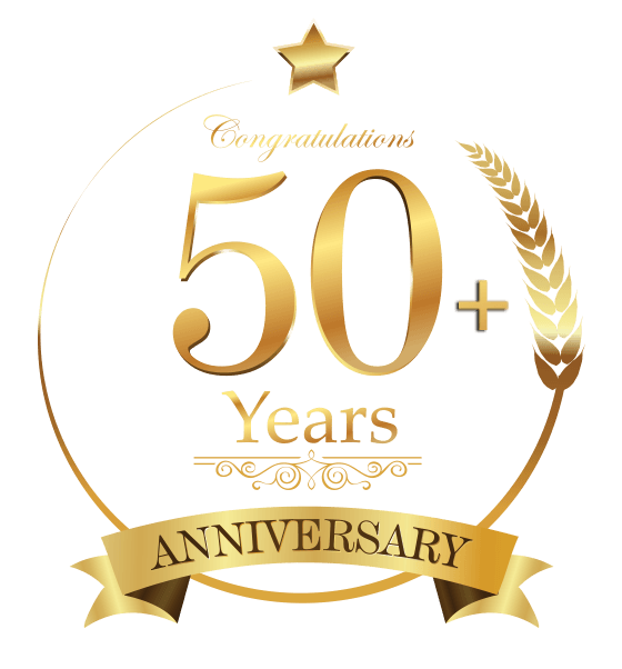 50+ Years Anniversary