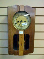 1930 Wall Clock Cabinet — Dallas, Texas — TicToc Clock Shop