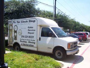 TicToc Service Car — Dallas, Texas — TicToc Clock Shop