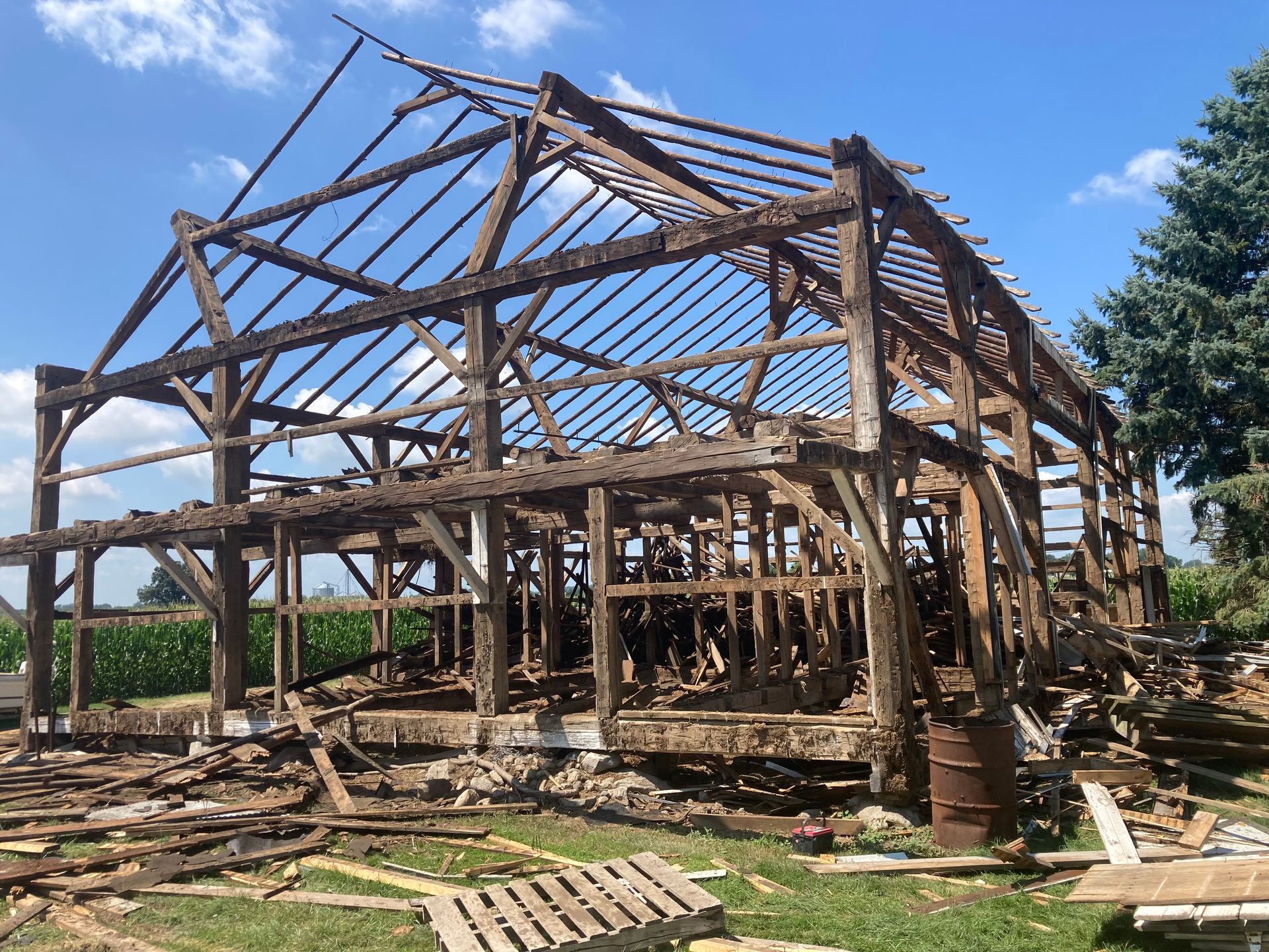 An old barn reused for a home 