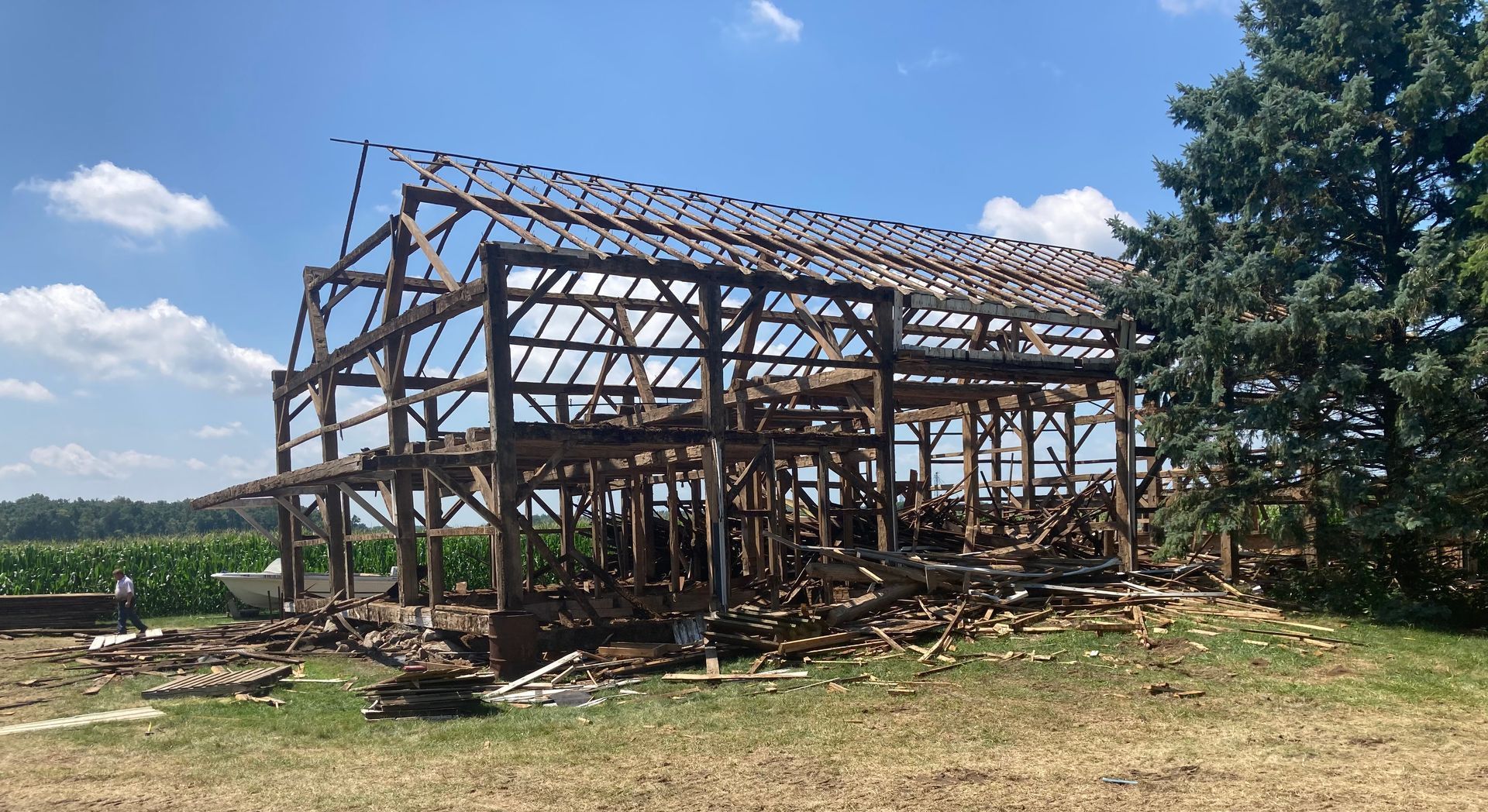 Build a new luxury home using a heritage barn