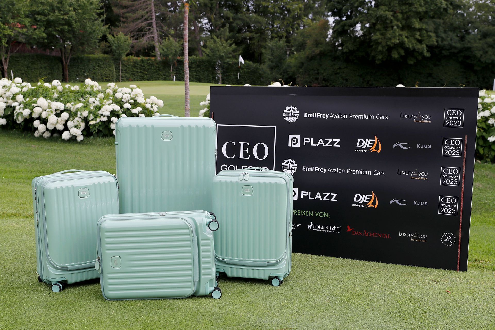 BRIC´s Koffer Premiere beim CEO Golf Cup