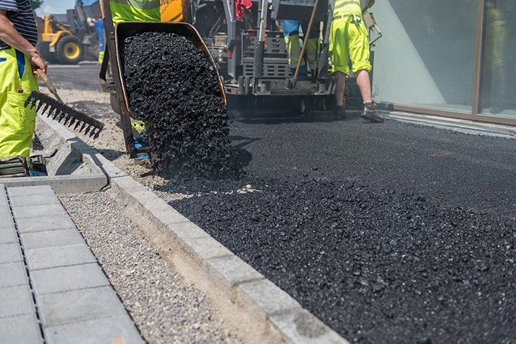 Asphalt Unloaded from Wheelbarrow — Leicester, VT — Witherbee Paving