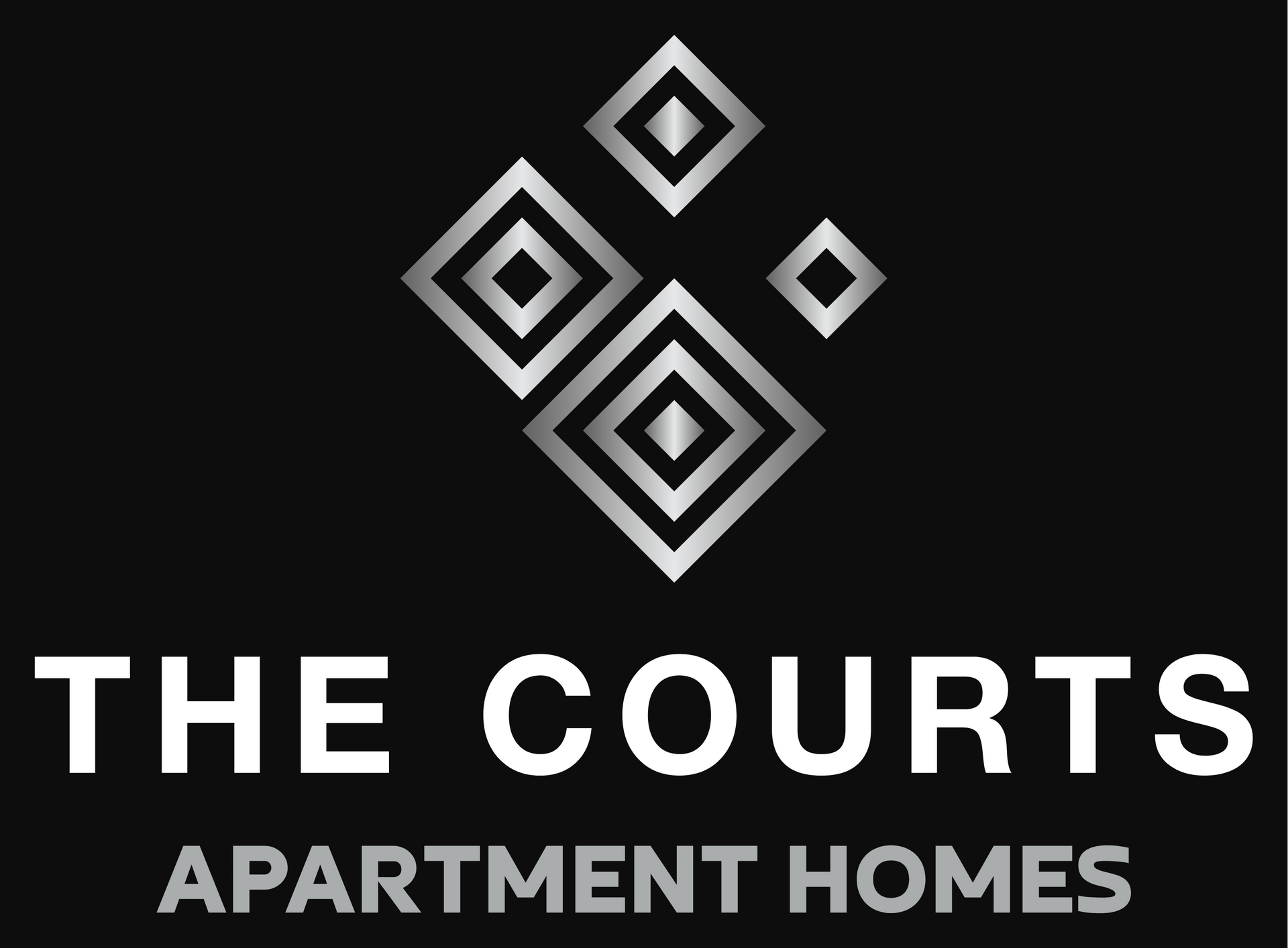 The Courts Apartments Logo - go to home