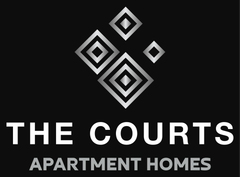 The Courts Apartments Logo - go to home
