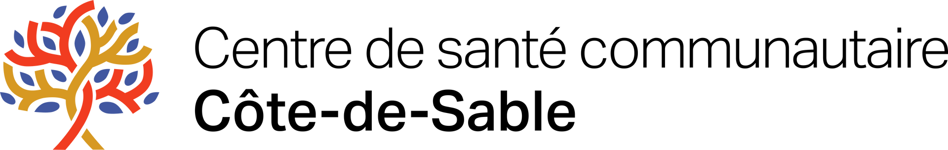 Le logo du centre de santé communautaire de Sandy Hill comporte un arbre.