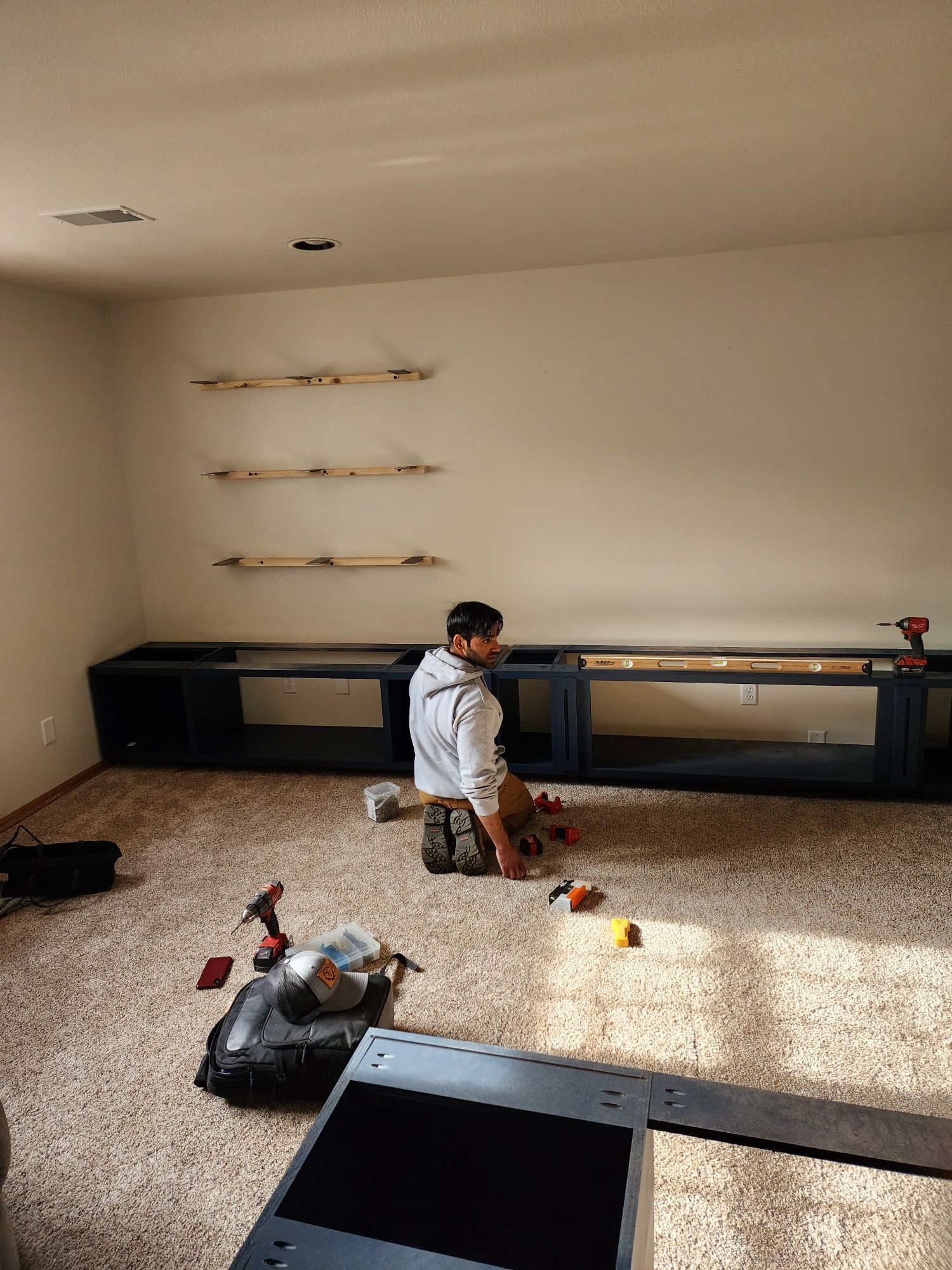 Maple Veneer Carcas Installation