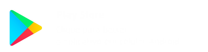 O logotipo da Google Play Store é um triângulo colorido em um fundo branco.