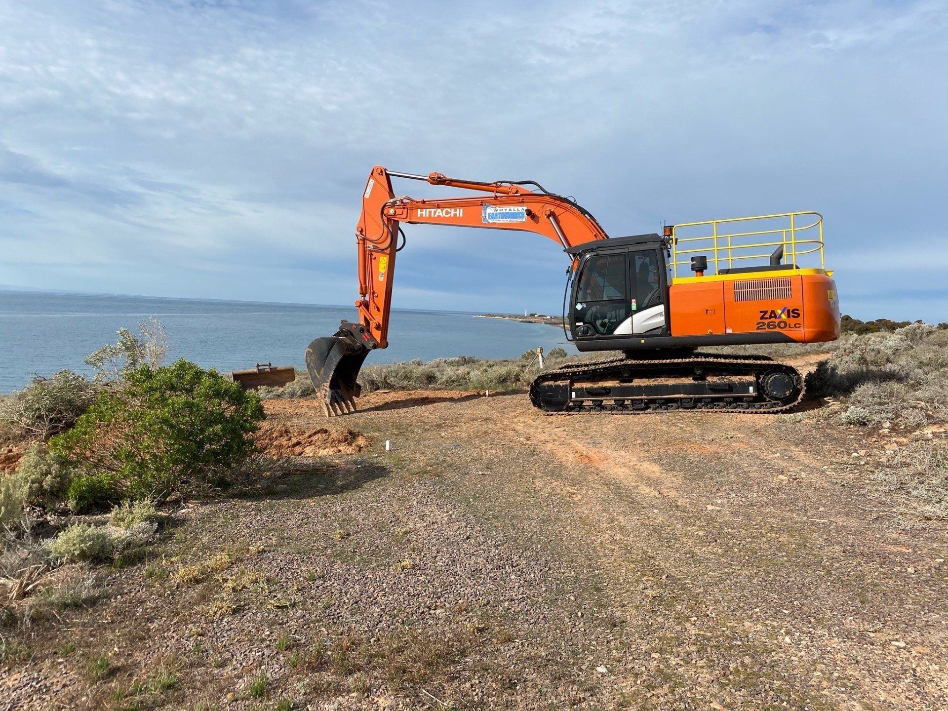 Heavy Machinery Working On Project