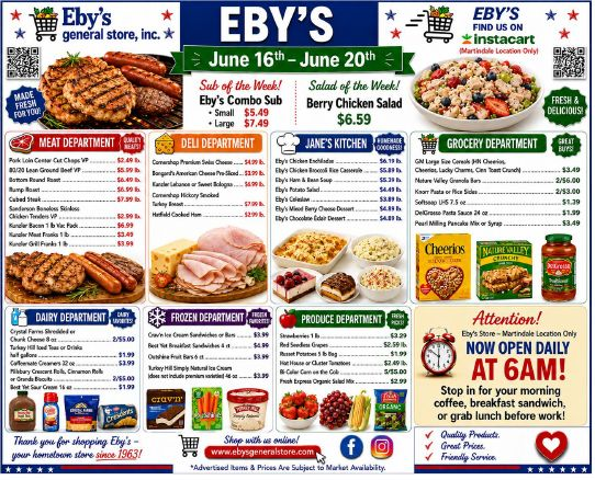 Weekly Grocery Savings Flyer