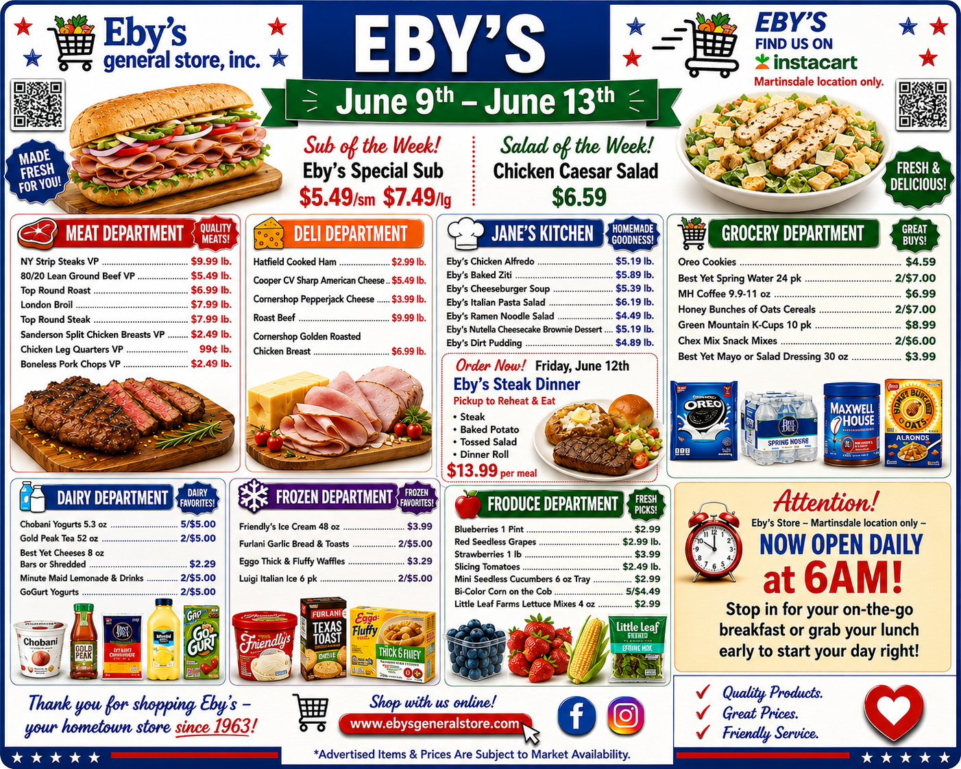 Weekly Grocery Savings Flyer