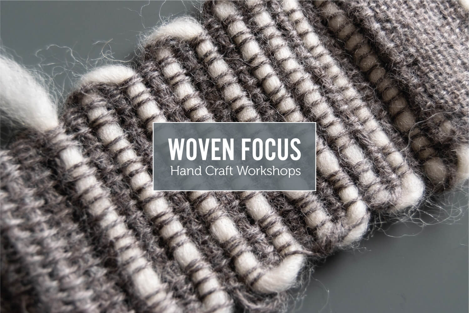 Snake like weaving with alpaca wool by Woven Focus on the Isle of Wight, designed by MooksGoo