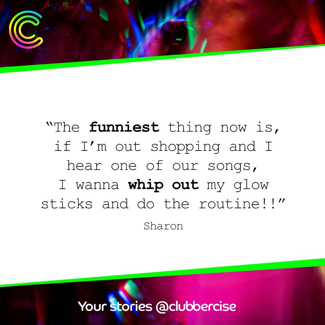 Glowsticks for fitness