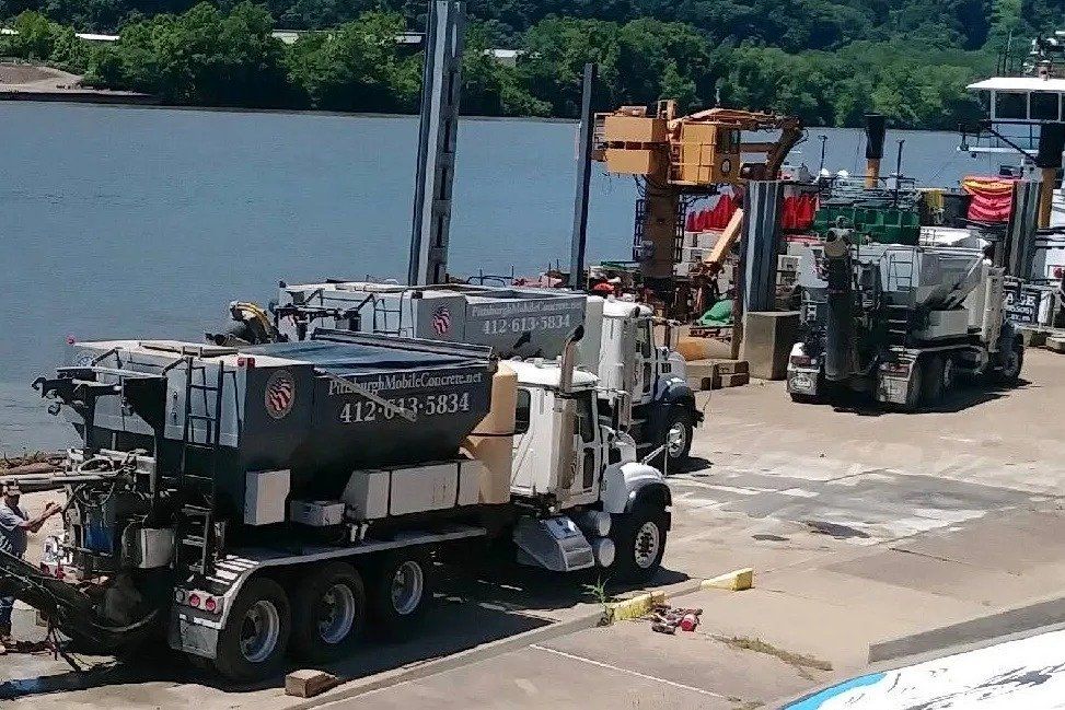 Concrete Delivery For Parking Sidewalk — Pittsburgh, PA — Pittsburgh Mobile Concrete