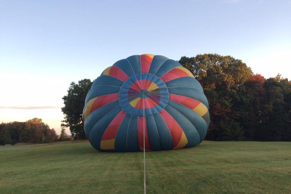 balloon ready to go