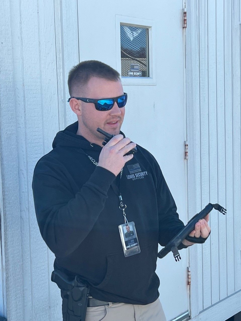 unarmed security officer on duty in Maryland