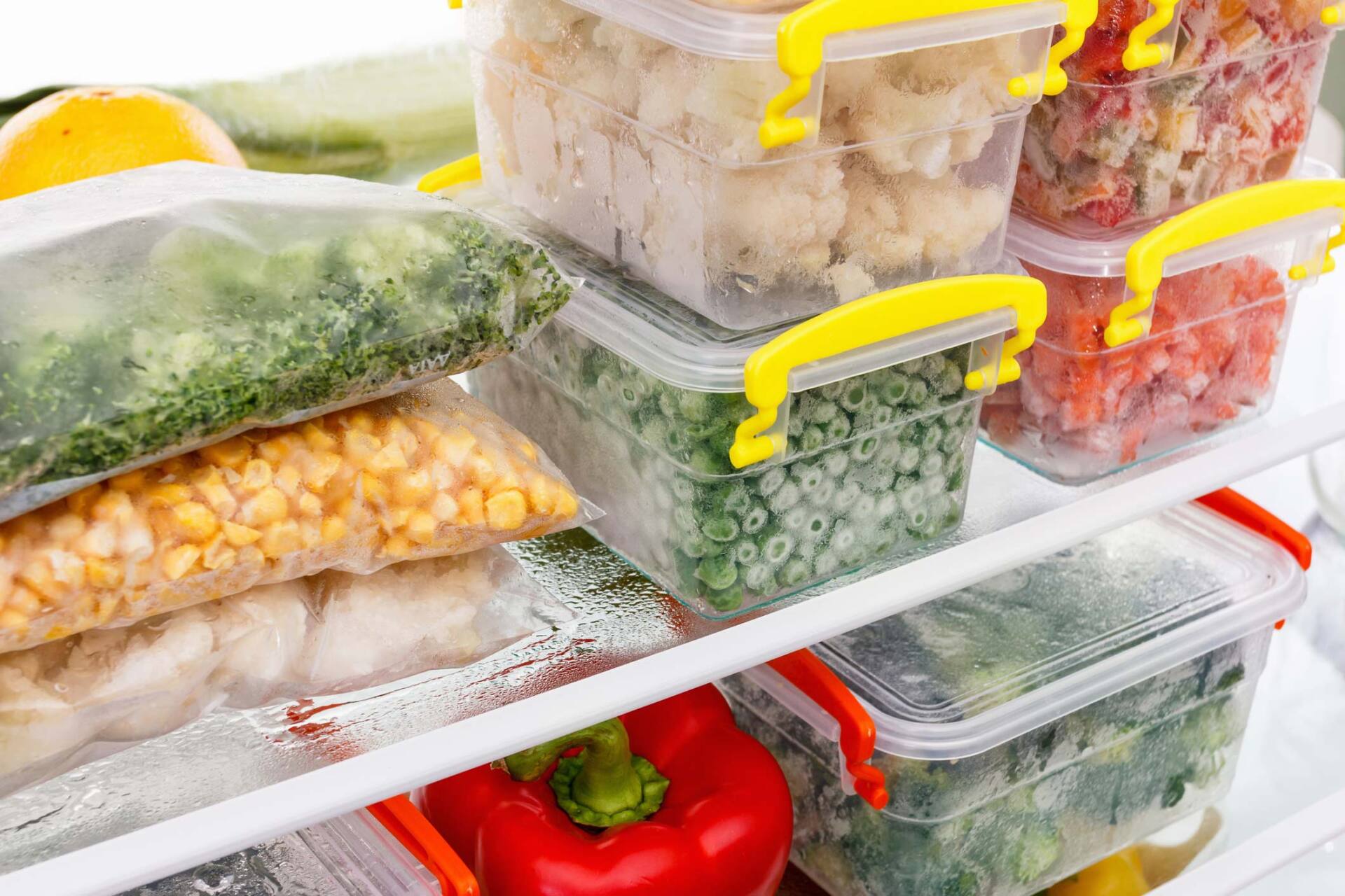 Vegetables On The Freezer Shelves - Warren, MI - Maple Lane Pest Control