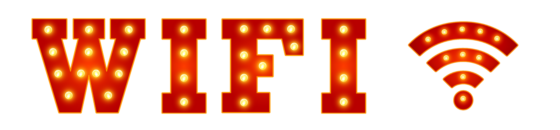 marquee-style letters