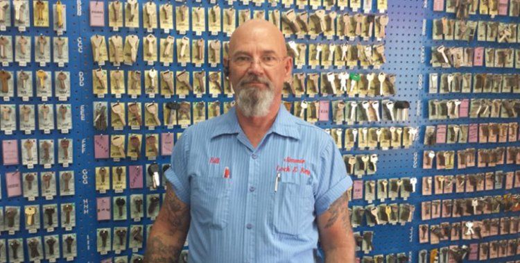 Locks — Bill Inside His Lock And Key Shop in Broomfield, CO