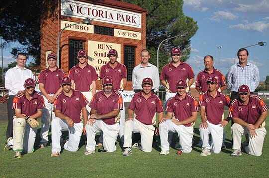 Christies Sponsor A T20 Night Cricket Team, The Christies Crackerjacks! This is the 2014_15 Season team. — Christies Accountants and Advisors in Dubbo, NSW
