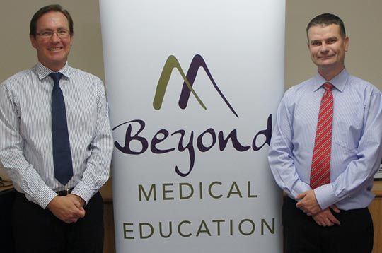 David Rich And David Chapman Presenting At The Beyond Medical Education Seminar — Christies Accountants and Advisors in Dubbo, NSW