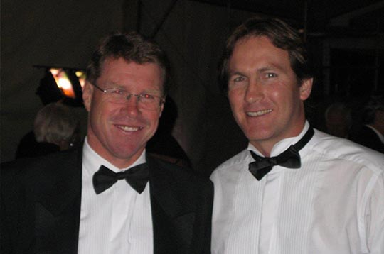 David with Nick Farr-Jones — Christies Accountants and Advisors in Dubbo, NSW