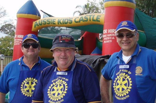 Peter Fundraising With South Dubbo Rotary Club — Christies Accountants and Advisors in Dubbo, NSW