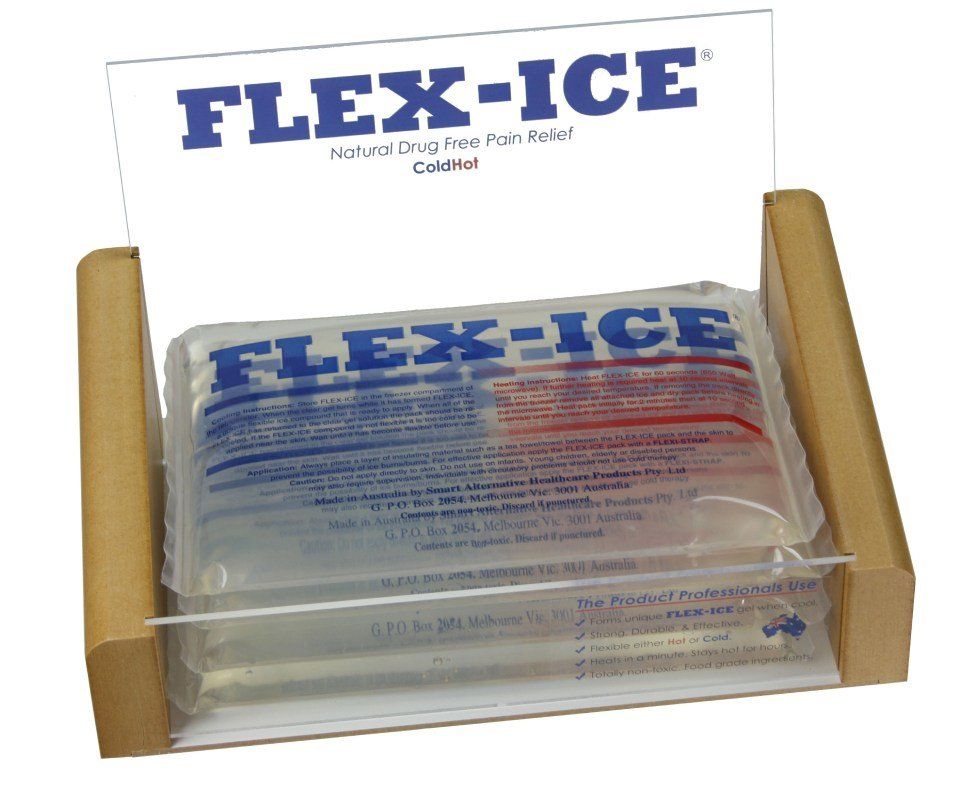 ice gel packets in five cardboard boxes