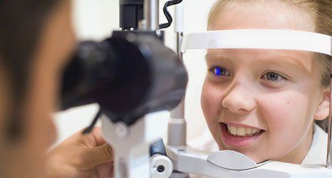 eye check-up for a kid