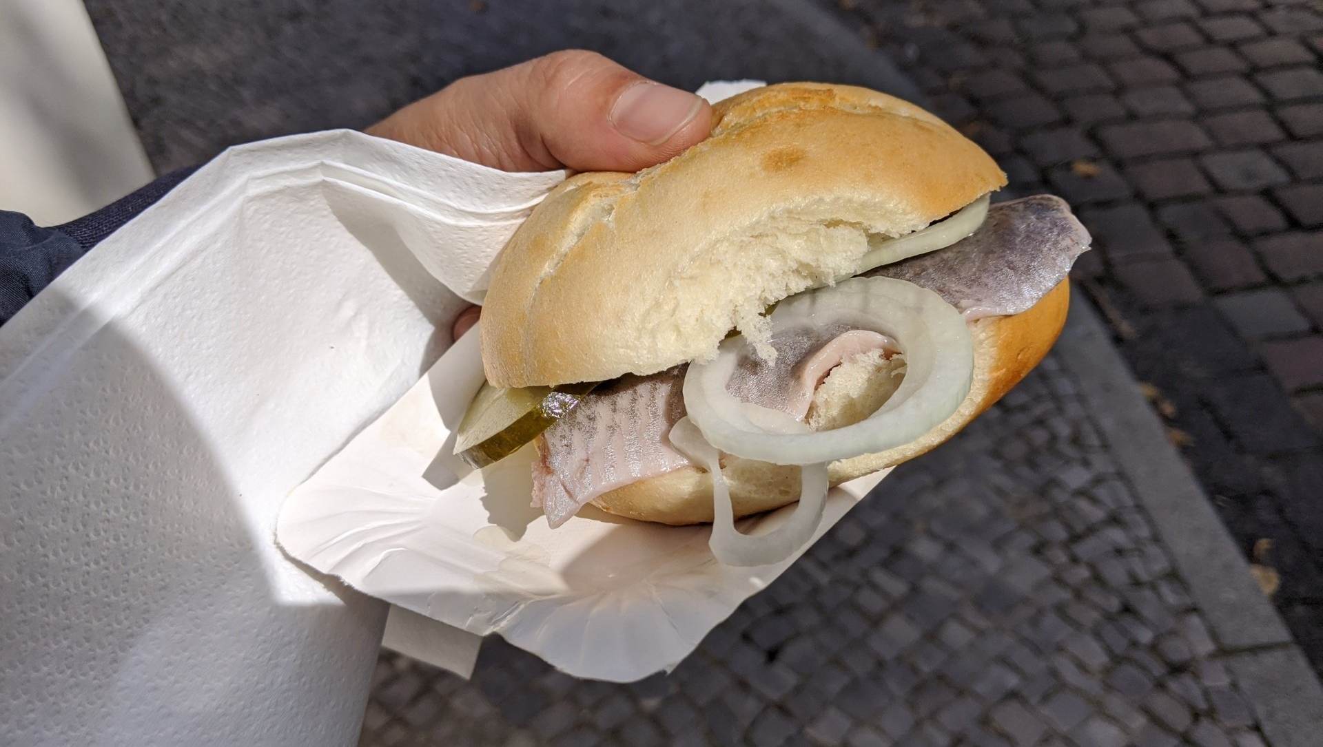 Fischbrötchen Bootsmann maritim Spezialität Geschenkidee