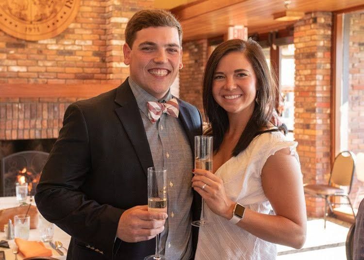 A Couple Smiling Together. Shop Wedding Registries at McAdams' Ltd., a Gift Store in Columbia, MO.