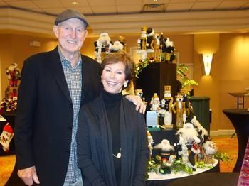 Photo of a Man & Woman at the Village of Bedford Walk Holiday Festival in Columbia, MO.