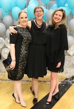 Charlie, Ashley & a Guest at True North of Columbia “Little Black Dress” Event in February 2016.