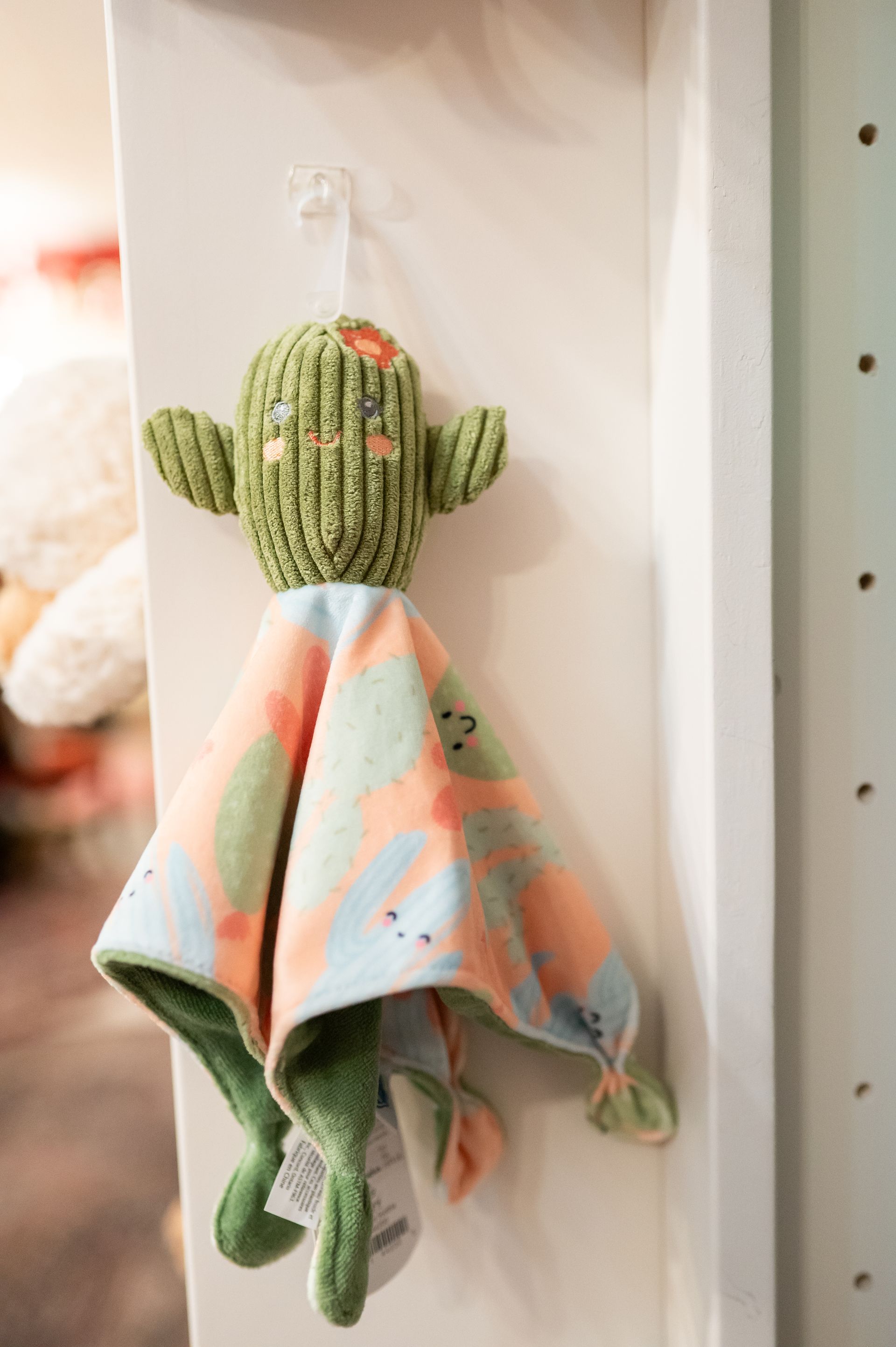 Child’s Soft Blanket With Cactus Stuffed Toy. Shop Baby Gifts Like These at McAdams in Columbia, MO