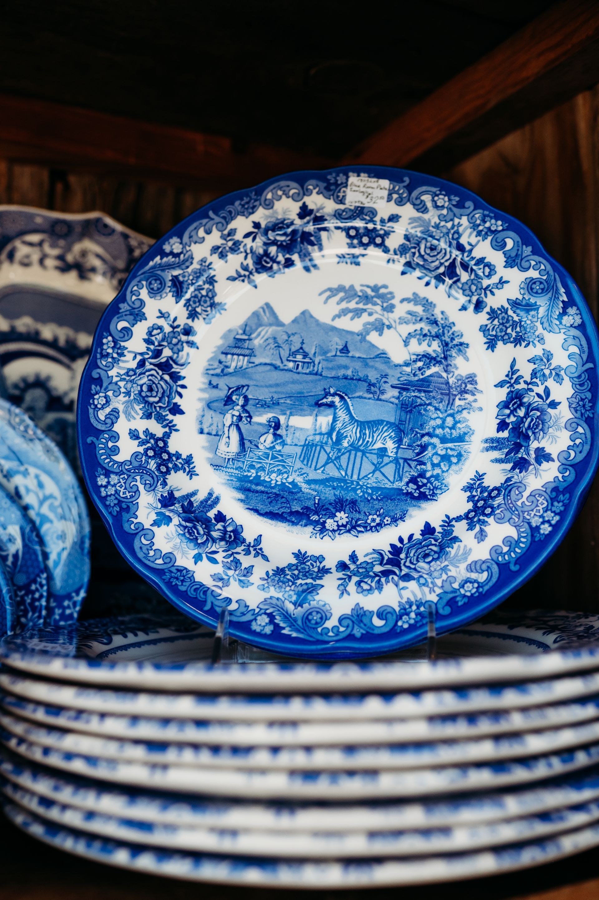 Blue & White Chinoiserie Plates. Shop Designer Dishes for Beautiful Meals in Columbia, MO at McAdams