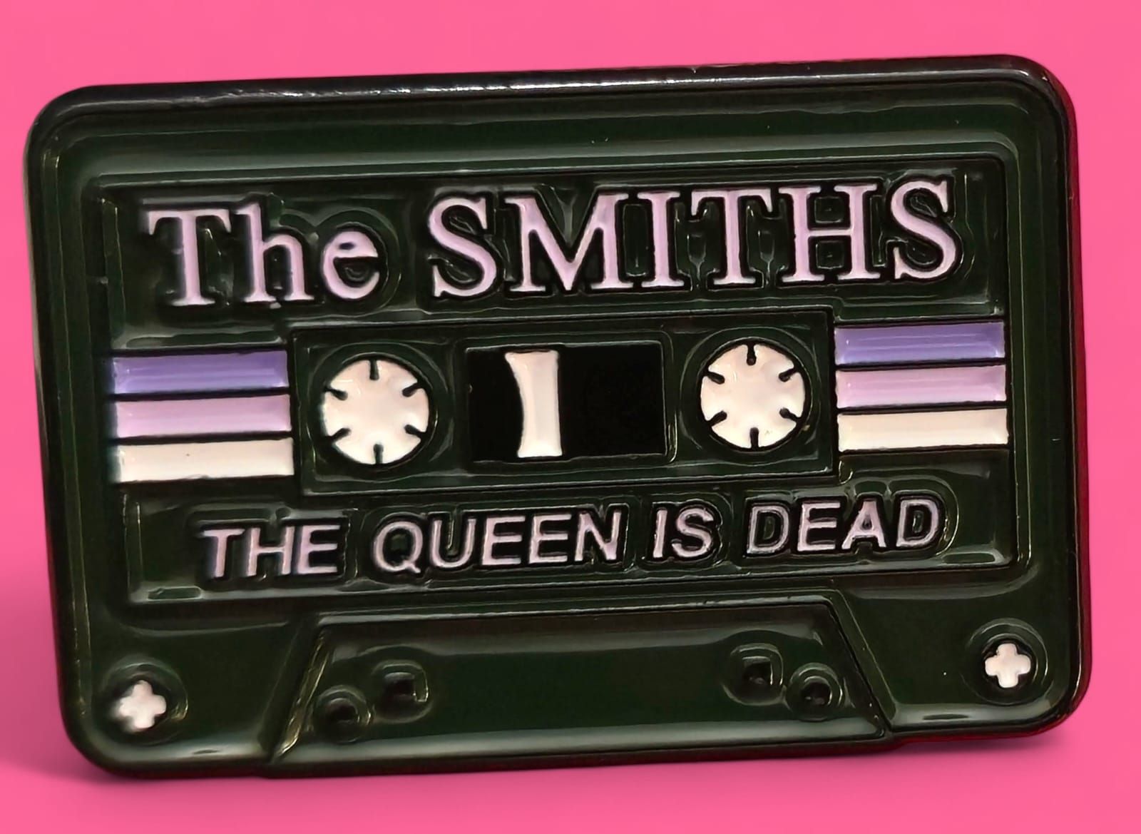 Pin con forma de casete de The Smiths