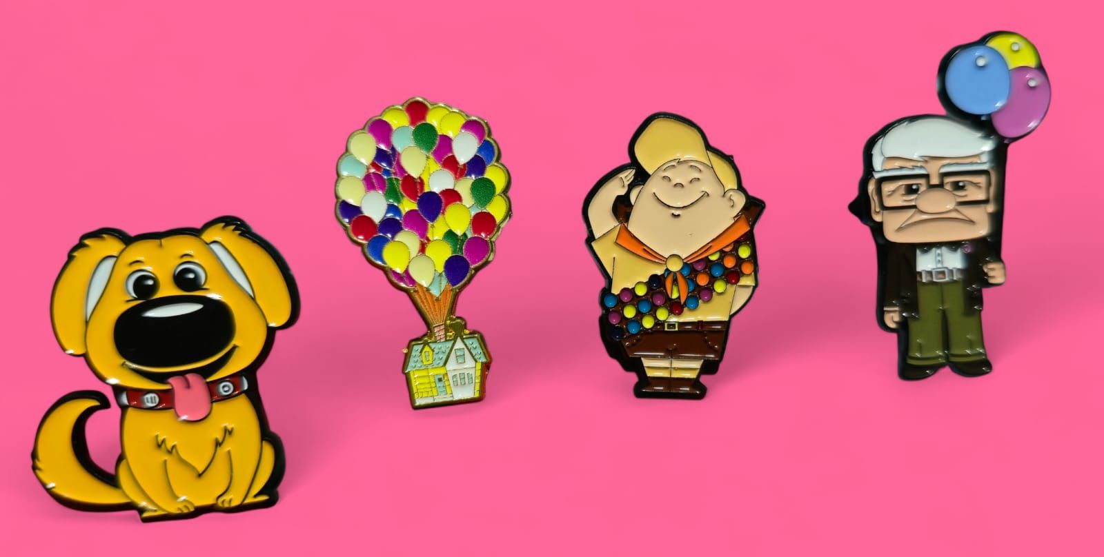 Pines de esmalte de personajes e íconos de la película de Disney Pixar