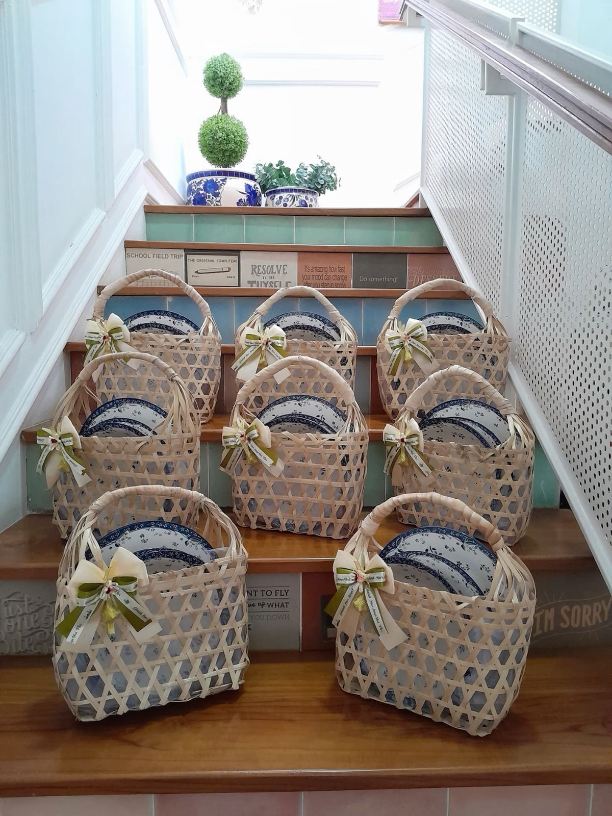 Handwoven Tiny Bamboo Gift Baskets
