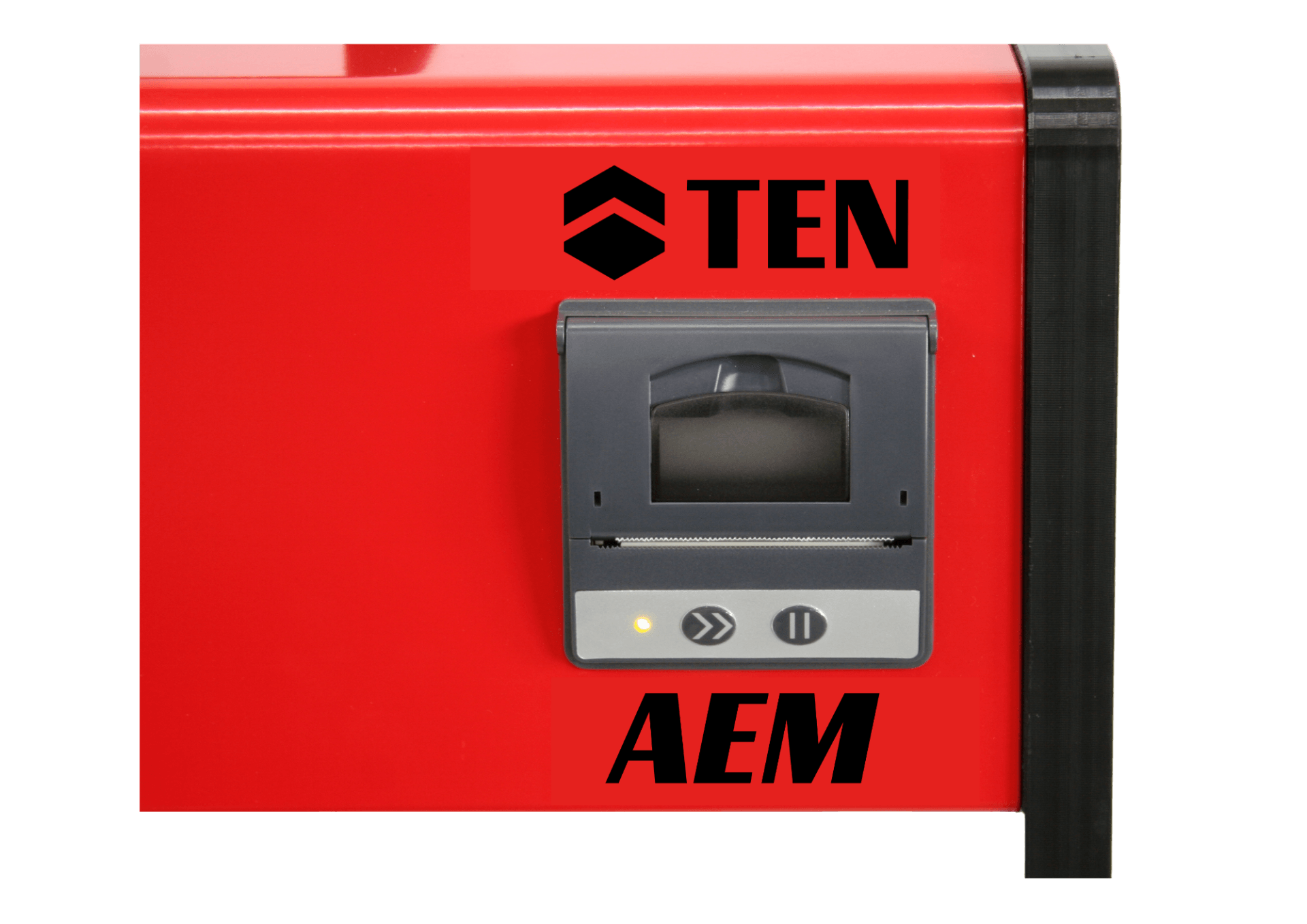 TEN AEM Deeltjesteller, Rode deeltjesteller, APK-meting, TEN AEM, Printer met logo