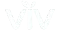 White logo for a company called viv
