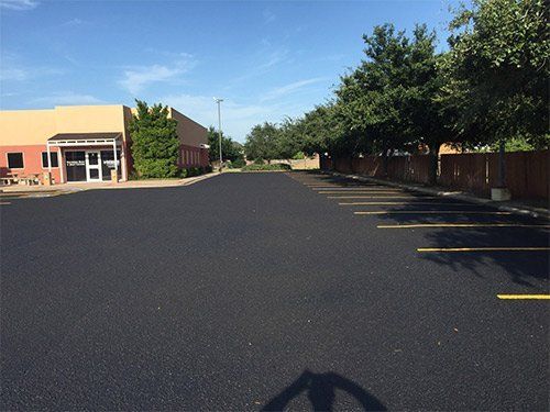 Empty Parking Space — Mercedes, TX — Bernal Paving