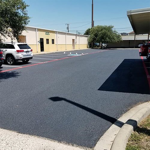Parking Space — Mercedes, TX — Bernal Paving