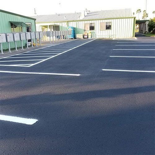 New Empty Parking Lot — Mercedes, TX — Bernal Paving