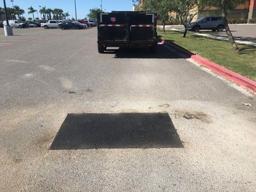Repaired Pot Hole — Mercedes, TX — Bernal Paving