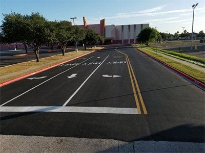 Road Arrows — Mercedes, TX — Bernal Paving