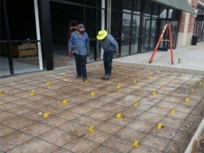 Two Men Preparing For Road Renovation — Mercedes, TX — Bernal Paving