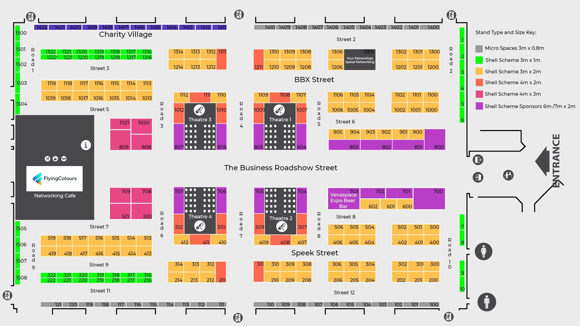 South West Business Expo Floor Plan 2024