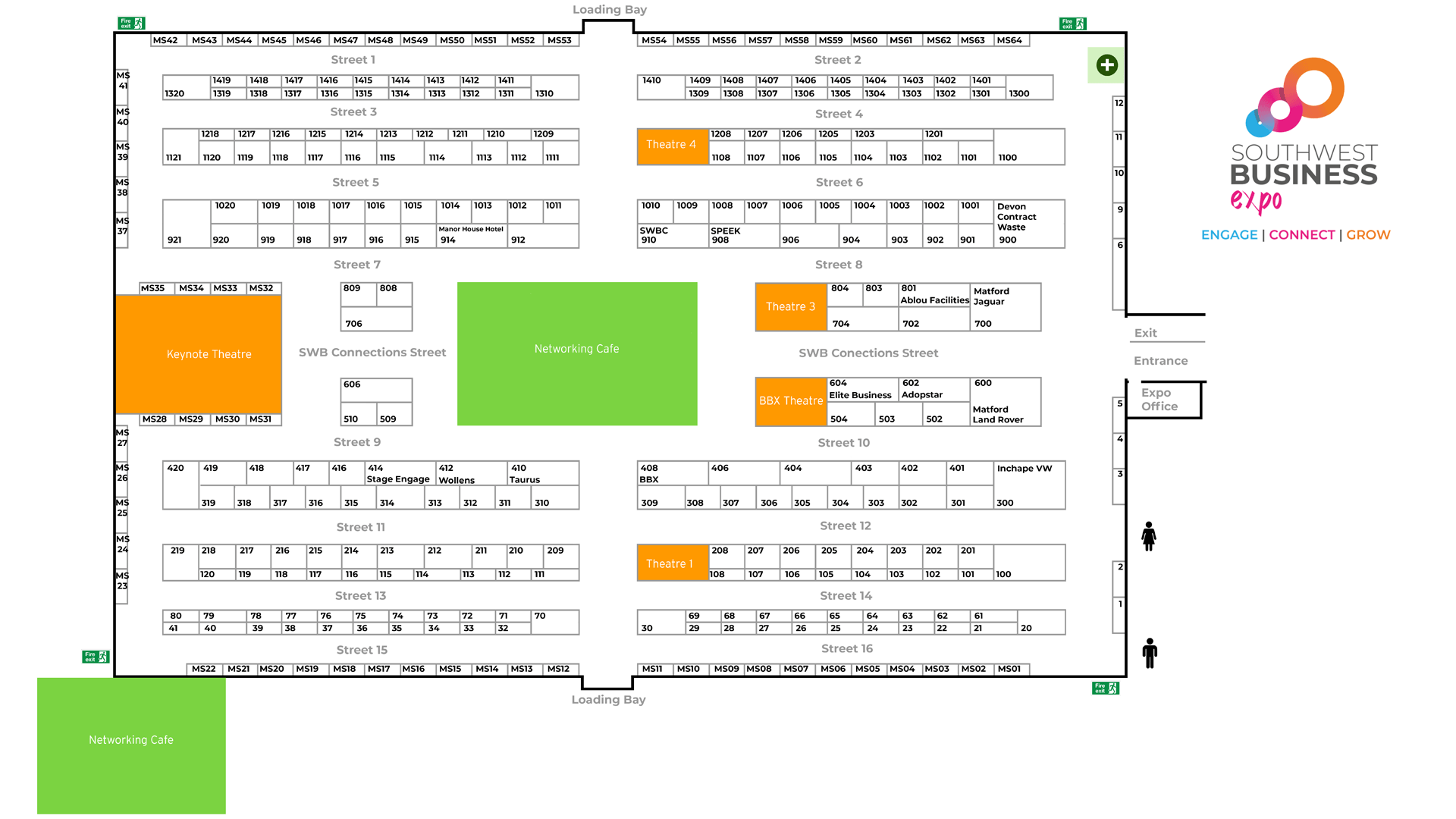 South West Business Expo Floor Plan
