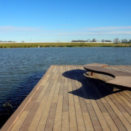 Hutto Lake Park is a great place to relax while we tend to your lawn care needs from Georgetown Landscaping