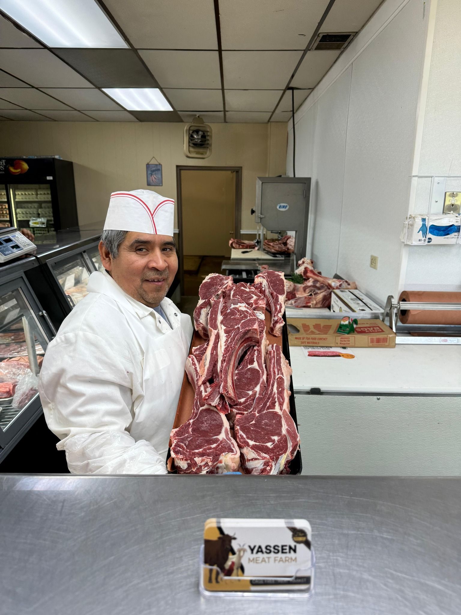 Our butcher